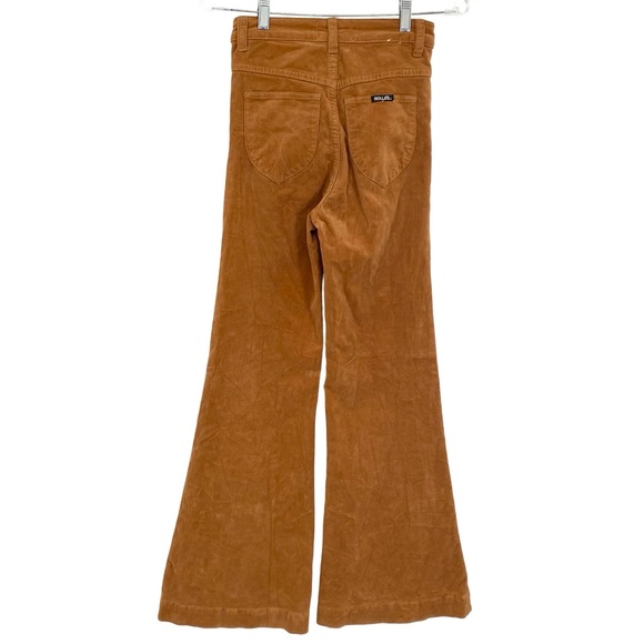 Rollas Eastcoast High Rise Flare Corduroy Jean Pants Size 25 - Picture 6 of 11